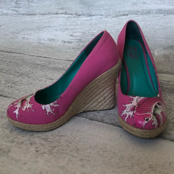 Ed Hardy Shoes - Ed hardy wedges